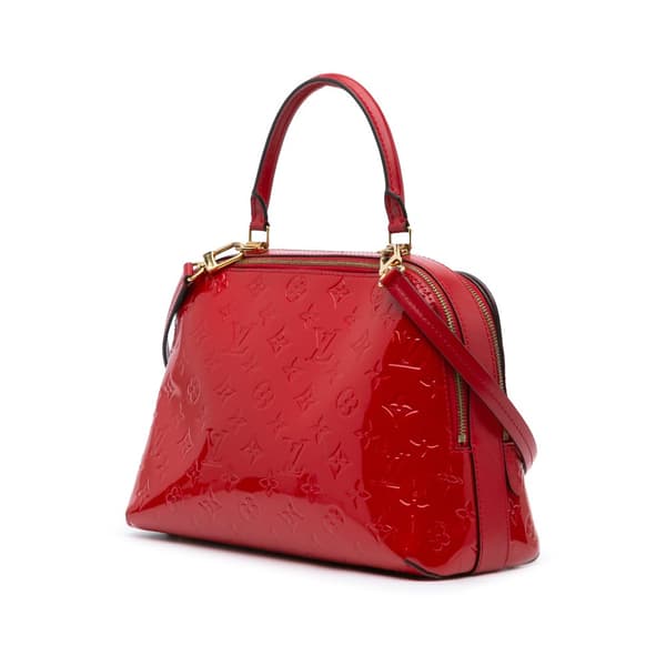 Pre-owned Louis Vuitton Monogram Vernis Melrose Red