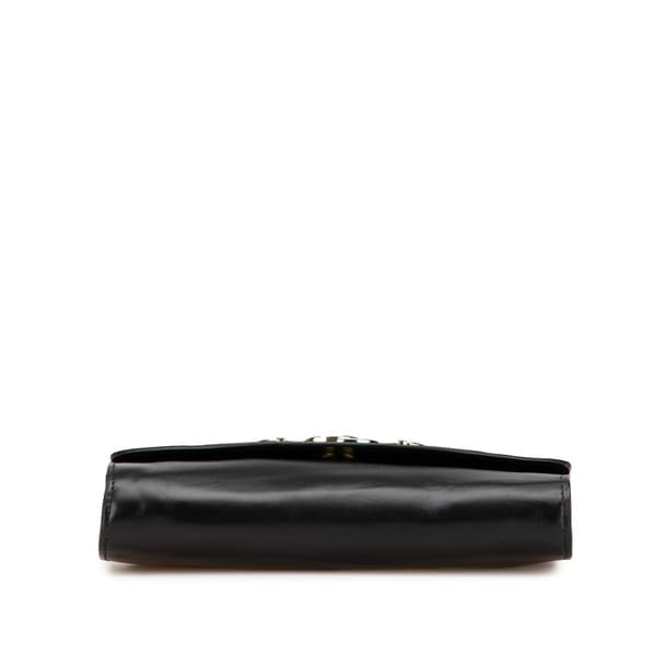 Pre-owned Gucci Small Leather Zumi Satchel Black