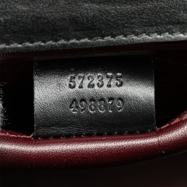 Pre-owned Gucci Small Leather Zumi Satchel Black