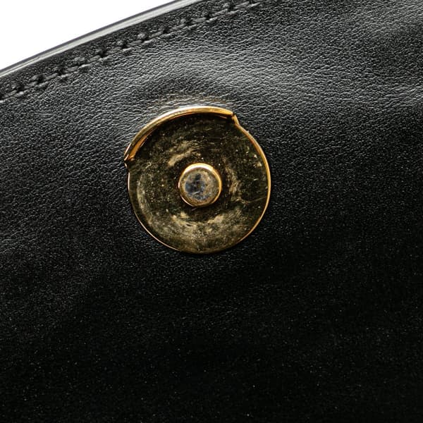 Pre-owned Gucci Small Leather Zumi Satchel Black