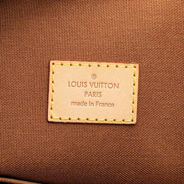 Pre-owned Louis Vuitton Monogram Lockit PM Brown