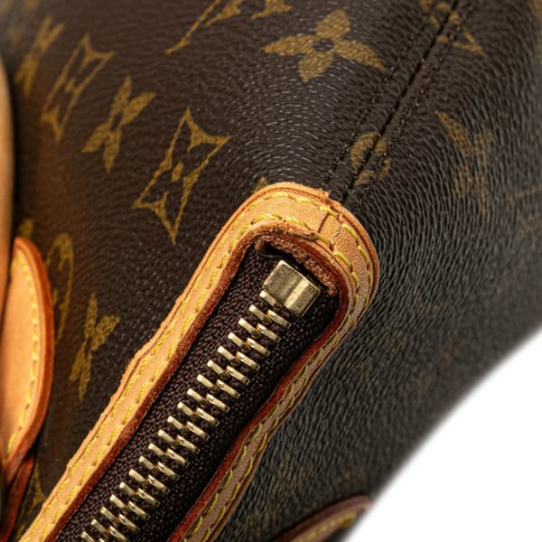 Pre-owned Louis Vuitton Monogram Lockit PM Brown