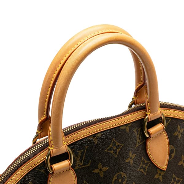 Pre-owned Louis Vuitton Monogram Lockit PM Brown