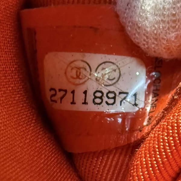 Pre-owned Chanel Small Quilted Caviar Sunset On The Sea Flap Orange