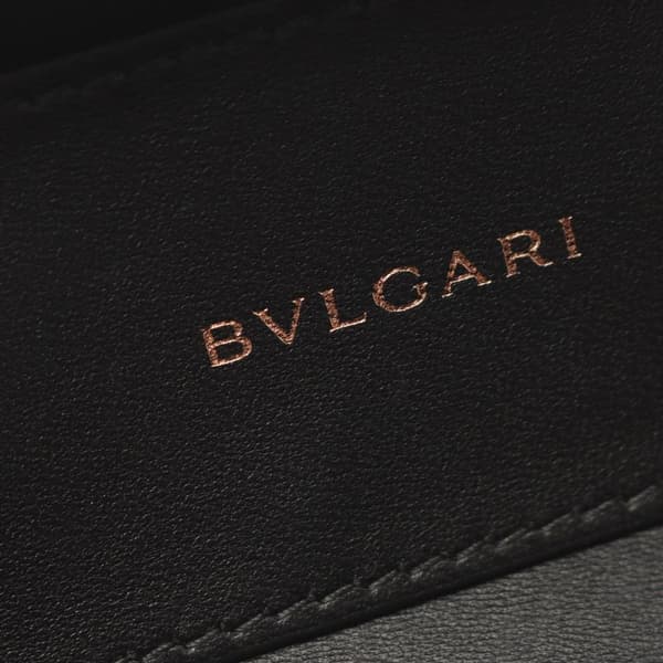 Pre-owned Bvlgari Metallic Leather Vanity Bag Pink