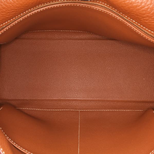 Pre-owned Hermès Togo Kelly II Retourne 32 Brown