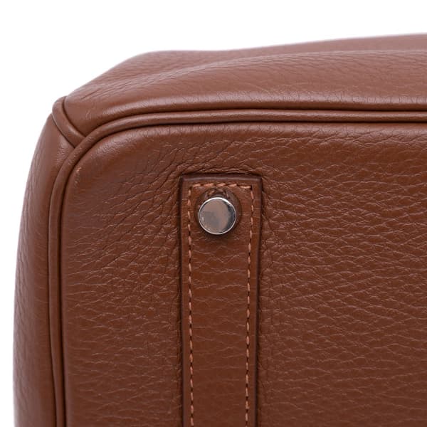 Pre-owned Hermès Togo Birkin Retourne 35 Brown