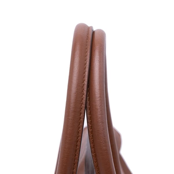Pre-owned Hermès Togo Birkin Retourne 35 Brown