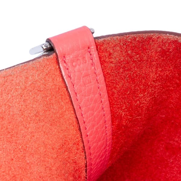 Pre-owned Hermès Clemence Picotin Lock 22 Red