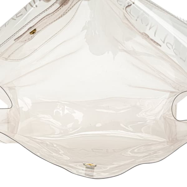 Pre-owned Hermès Vinyl Souvenir De L Exposition Kelly Handbag White