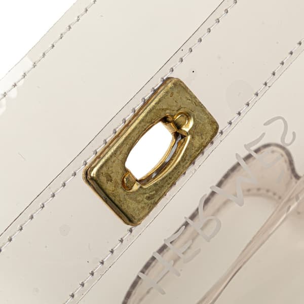 Pre-owned Hermès Vinyl Souvenir De L Exposition Kelly Handbag White