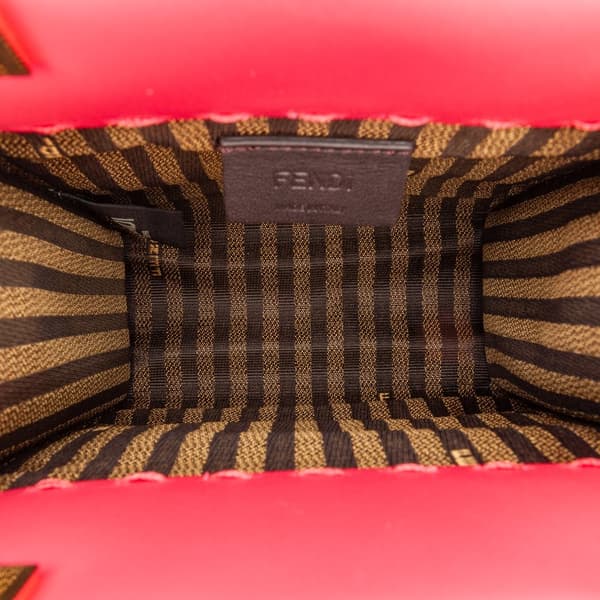 Pre-owned Fendi Mini Sunshine Shopper Tote Pink