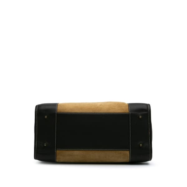 Pre-owned LOEWE Suede Amazona 32 Brown