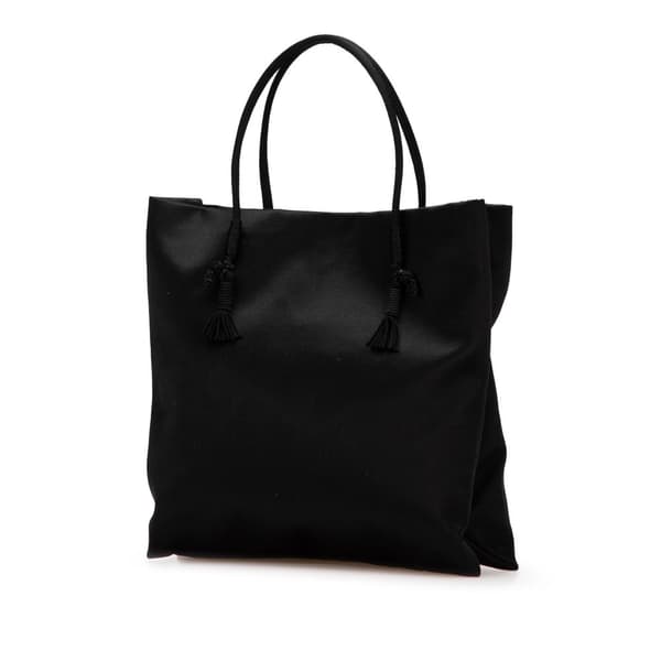Pre-owned Prada Satin Handbag Black