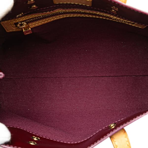 Pre-owned Louis Vuitton Monogram Vernis Reade PM Purple