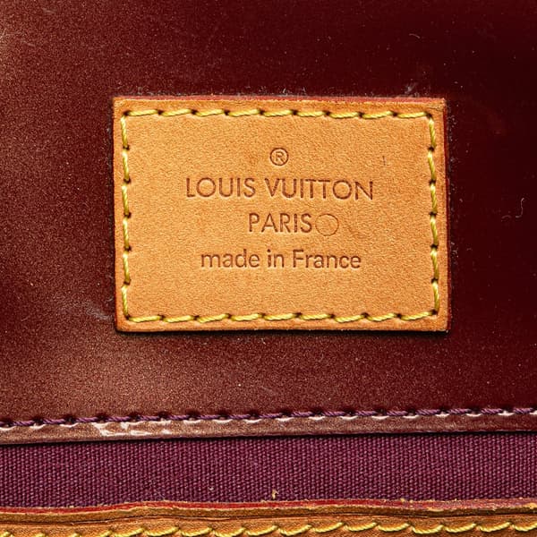 Pre-owned Louis Vuitton Monogram Vernis Reade PM Purple