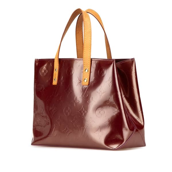 Pre-owned Louis Vuitton Monogram Vernis Reade PM Purple