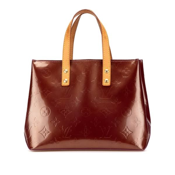 Pre-owned Louis Vuitton Monogram Vernis Reade PM Purple