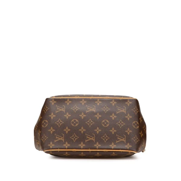 Pre-owned Louis Vuitton Monogram Batignolles Vertical PM Brown