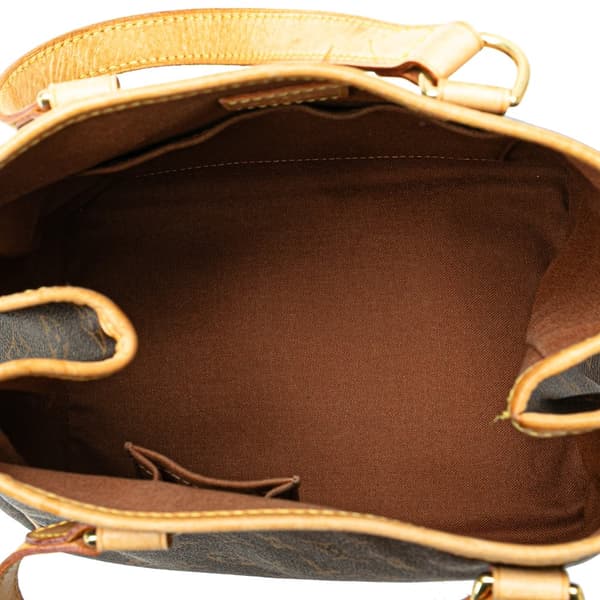 Pre-owned Louis Vuitton Monogram Batignolles Vertical PM Brown