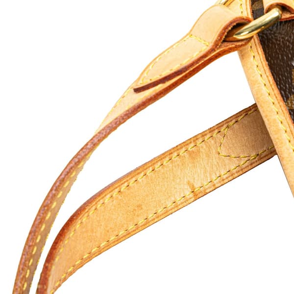 Pre-owned Louis Vuitton Monogram Batignolles Vertical PM Brown