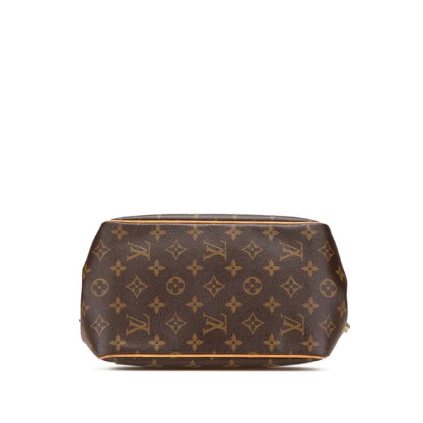 Pre-owned Louis Vuitton Monogram Batignolles Vertical PM Brown