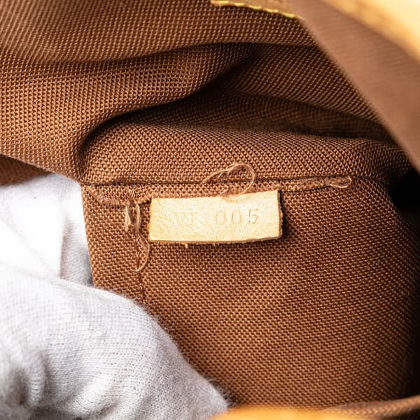 Pre-owned Louis Vuitton Monogram Batignolles Vertical PM Brown