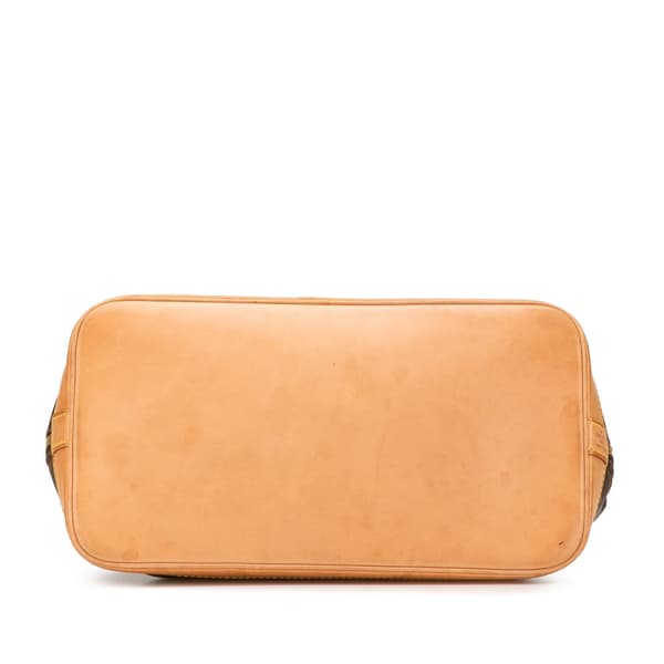 Pre-owned Louis Vuitton Monogram Alma PM Brown