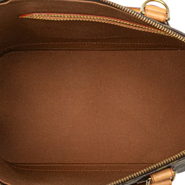 Pre-owned Louis Vuitton Monogram Alma PM Brown