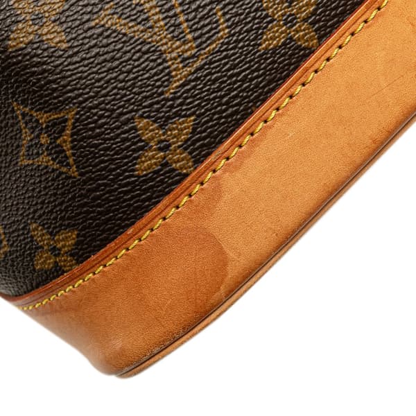 Pre-owned Louis Vuitton Monogram Alma PM Brown