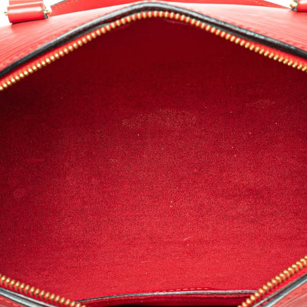 Pre-owned Louis Vuitton Epi Soufflot Red