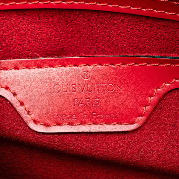 Pre-owned Louis Vuitton Epi Soufflot Red