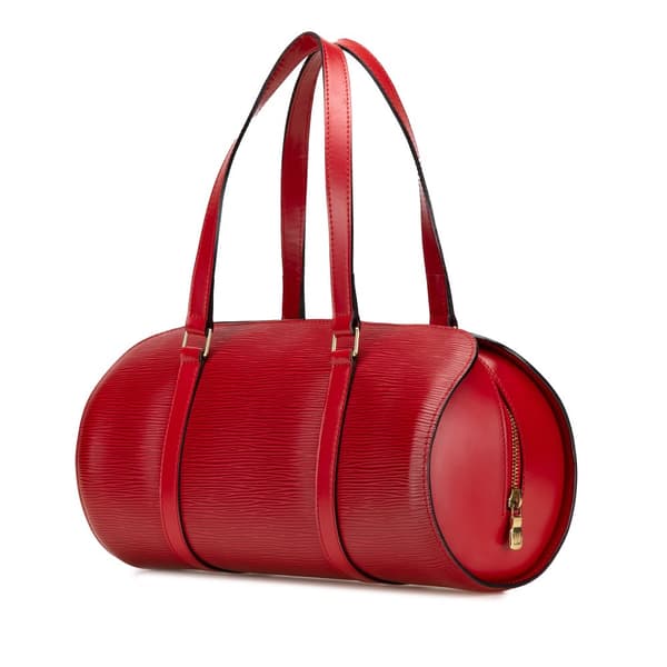 Pre-owned Louis Vuitton Epi Soufflot Red