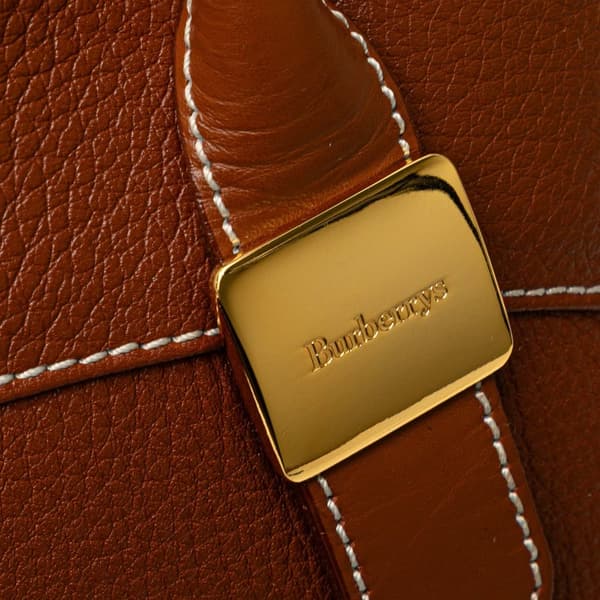 Pre-owned Burberry Leather Handbag Brown