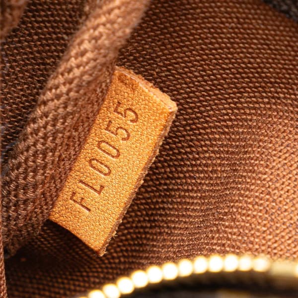 Pre-owned Louis Vuitton Monogram Mini Pochette Accessoires Brown
