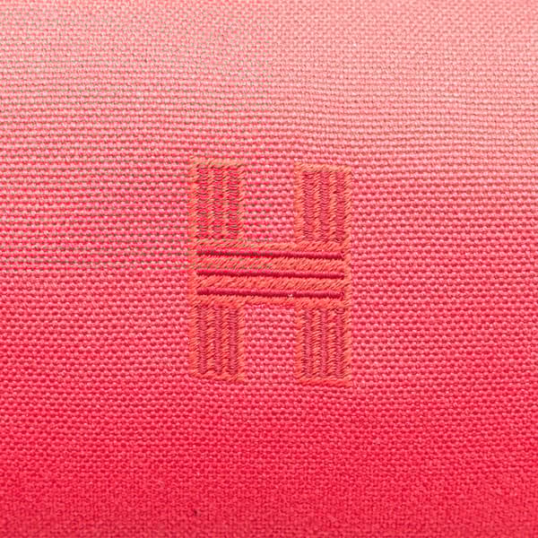 Pre-owned Hermès Small Toile Bride A Brac Pink