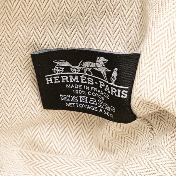 Pre-owned Hermès Small Toile Bride A Brac Pink