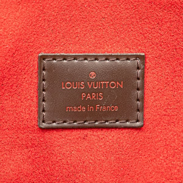 Pre-owned Louis Vuitton Damier Ebene Trevi GM Brown