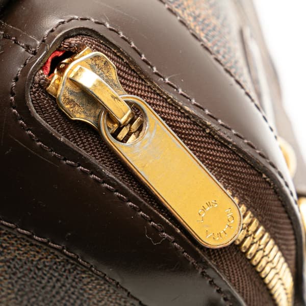 Pre-owned Louis Vuitton Damier Ebene Trevi GM Brown