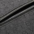Miniatyrbillede 8 af 10: Pre-owned Bvlgari Logomania Denim Cylinder Handbag Black