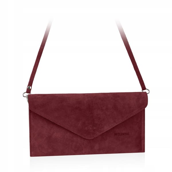 TWB-ZM-1 BURGUNDY Mokkanahkainen kytkinlaukku SYDNEY