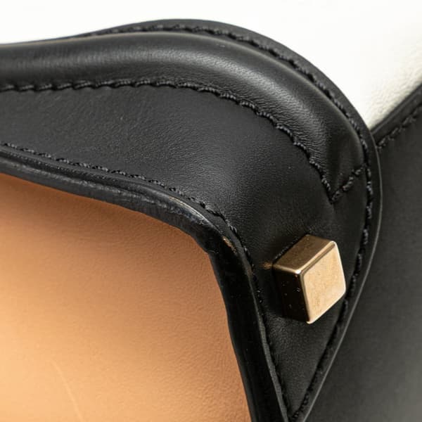 Pre-owned Celine Mini Tricolor Leather Luggage Tote Brown