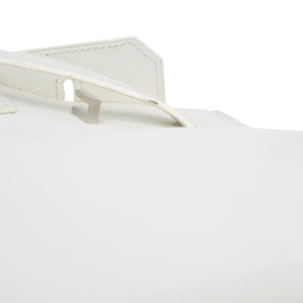 Pre-owned Hermès Togo Birkin Retourne 35 White