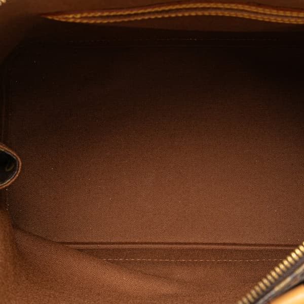 Pre-owned Louis Vuitton Monogram Alma PM Brown