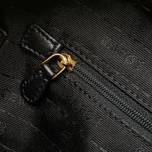 Pre-owned LOEWE Metallic Goatskin Amazona 28 Brown