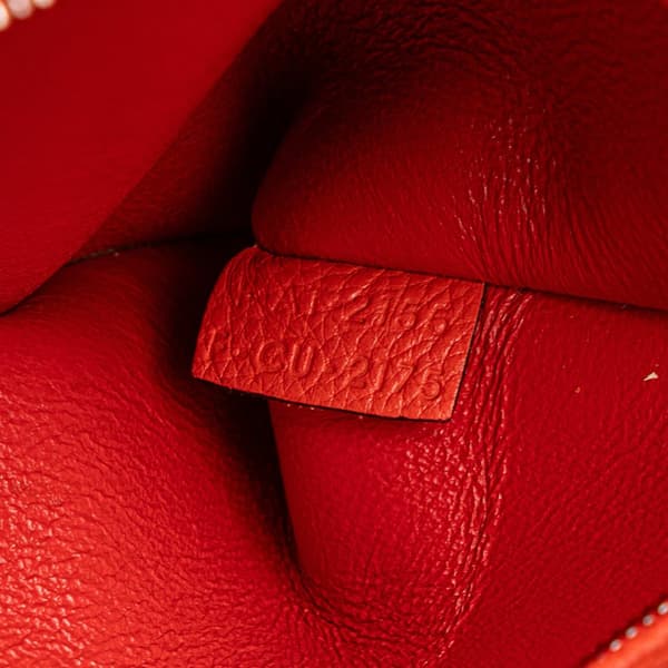 Pre-owned Celine Small Leather Trapeze Satchel Orange