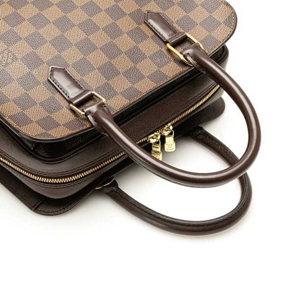 Pre-owned Louis Vuitton Damier Ebene Triana Brown