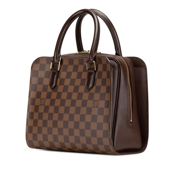 Pre-owned Louis Vuitton Damier Ebene Triana Brown