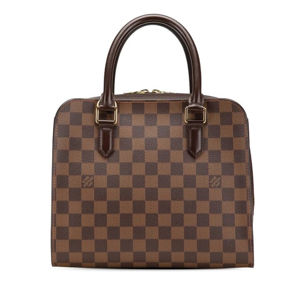 Pre-owned Louis Vuitton Damier Ebene Triana Brown