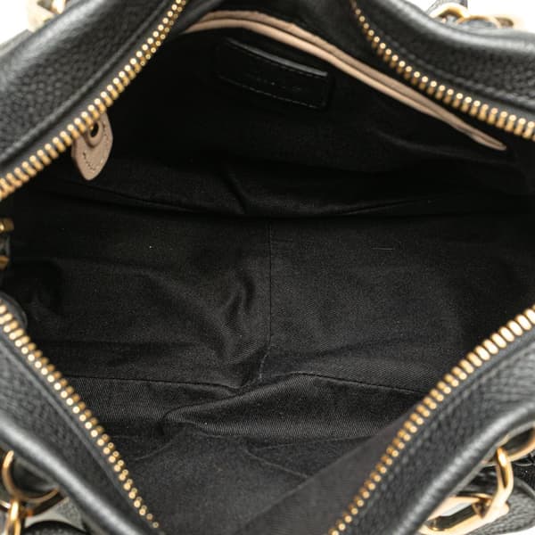 Pre-owned Chloé Medium Leather Paraty Satchel Black